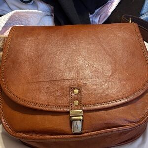 Brown Leather woman’s  Bag
